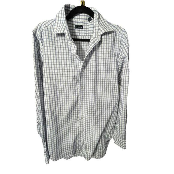 Other - Daniel Hechter Paris Mens Button Down Shirt Long Sleeve Plaid Casual Size M